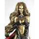 Lady Death Faux Bronze Statue Traditional Brown Gold 34 cm